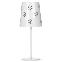 položky Solárna stolová lampa s kvetinovým vzorom na osvetlenie balkóna, terasy alebo záhrady, 28 cm