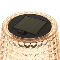 položky Solárne stolné lampy LED s časovačom číra hnedá V25cm 3ks
