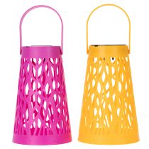 položky Solárny lampáš na vonkajšie použitie, ideálny na útulné letné večery v záhrade a na terase, 26 cm, 2 kusy