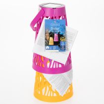 položky Solárny lampáš na vonkajšie použitie, ideálny na útulné letné večery v záhrade a na terase, 26 cm, 2 kusy