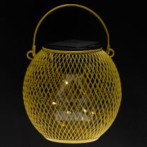 položky Solárny lampáš do záhrady a na terasu v modernom dizajne z kovu, 12 cm