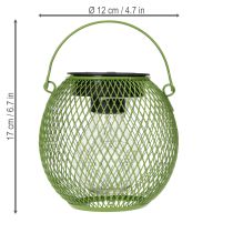 položky Okrúhly LED solárny lampáš, ideálny do záhrady alebo na terasu, atmosférické osvetlenie, 12 cm