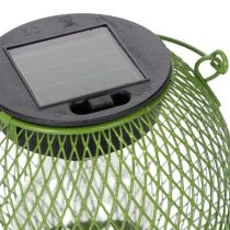 položky Okrúhly LED solárny lampáš, ideálny do záhrady alebo na terasu, atmosférické osvetlenie, 12 cm