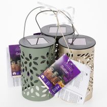položky Solárne lampáše do záhrady s jemným vzorom na letné noci 22 cm, 3 ks