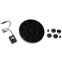 položky Solárne čerpadlo do záhradných jazierok, plávajúca dekoratívna vodná atrakcia s LED diódou, 16 cm