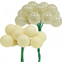 položky Mini vianočné gule krém mix mat/lesk Ø20mm 140 ks