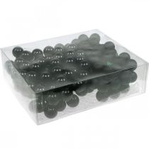 položky Mini vianočné gule na drôtenom čiernom skle Ø25mm 140 ks