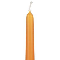 položky Kužeľové sviečky, tyčinkové sviečky, sviečky Wenzel, oranžové, 250/23 mm, 12 kusov