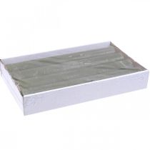 Článok Jednofarebné sviečky olivovozelené tyčinkové sviečky 34×240mm 4 ks