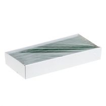 Článok Kužeľová sviečka tmavozelená jednofarebná 34 x 240mm 4 ks