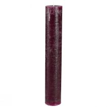 položky Kužeľové sviečky jednofarebné sviečky bordové 50x300mm 4 ks