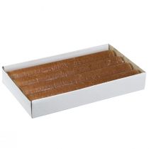 Článok Sviečky napichovacie, jednofarebné, karamelové, 34x240mm, 4 kusy