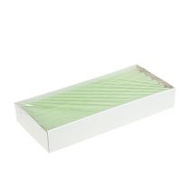 položky Kužeľové sviečky jednofarebné limetkovo zelené 21×240mm 12 ks