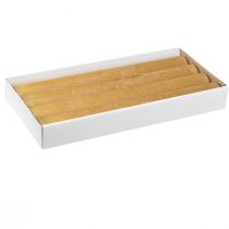 Článok Kužeľové sviečky plnofarebné medové 34x300mm 4 ks