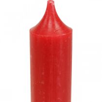 položky Kužeľové sviečky Červené sviečky Vianočná dekorácia Ø21/170mm 6 ks