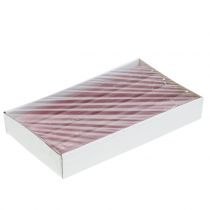 Článok Kužeľové sviečky jednofarebné staroružové 34mm x 240mm 4 ks