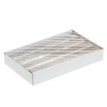položky Kužeľové sviečky jednofarebné šampanské 34mm x 240mm 4 ks