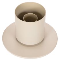 Článok Moderný kužeľovitý svietnik so skleneným valcom a podstavcom, 31 cm