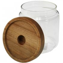 položky Svietnik zo sklenenej tyčinky, dekoratívny sklenený svietnik V11cm Ø9cm 2ks