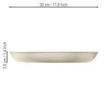 položky Svietnik na sviečky Tapered pre 4 sviečky, miska na sviečky, sivý kov, Ø30 cm