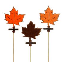 položky Špendlík javorový list triedený jesenná dekorácia 8cm L35cm 12ks