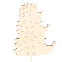 položky Dekoratívne záhradné kolíky - farebná rodinka ježkov - 34 cm, 12 kusov