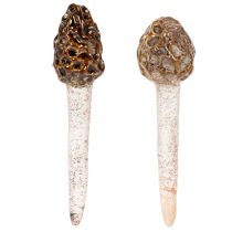 položky Umelý dekoratívny kolík v tvare smrčkov do kvetináčov a na stôl, 13 cm, 2 kusy