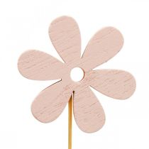 položky Kvetinová zátka drevená dekoračná zátka kvetinová farebná 6,5cm 12ks