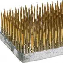 položky Palica Ikebana Kenzan Rectangular Silver Brass 60×45mm