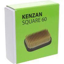 položky Stonka kvetu ikebany Kenzan, strieborná mosadz, obdĺžniková, 60 × 45 mm