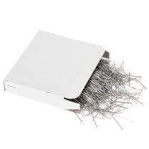 položky Postriebrené železné špendlíky, poniklované, 105/30 mm, 500 g