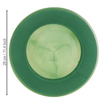 položky Kvetinový veniec z peny s miskou, mokrá kvetinová pena Ø29cm, 2 ks