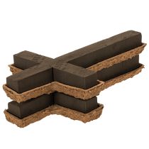 Článok Kvetinový kríž z peny OASIS® Renewal® Floral Foam Biolit® Pamätná kvetinárska výzdoba 42 cm 2 ks