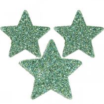 položky Bodová dekorácia Vianočné hviezdy rozptylové hviezdy zelené Ø4/5cm 40ks