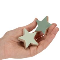 Článok Sada drevených hviezd na stôl a parapet, 5 cm, 9 kusov