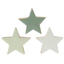 Článok Sada drevených hviezd na stôl a parapet, 5 cm, 9 kusov