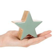 Článok Dekoratívna figúrka hviezdy, stolová dekorácia, 10 cm, 3 kusy
