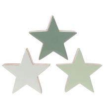 Článok Dekoratívna figúrka hviezdy, stolová dekorácia, 10 cm, 3 kusy