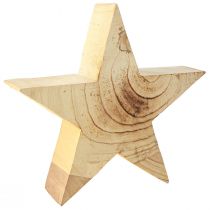 položky Hviezda z dreva Drevená hviezda na postavenie Paulownia natural 30cm