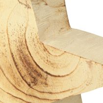 položky Hviezda z dreva Drevená hviezda na postavenie Paulownia natural 30cm