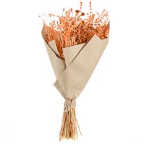 položky Kytica sušených kvetov Boho, pomaranč a marhuľa, dekoratívna, 45 cm, 80 g
