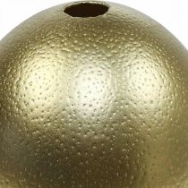 položky Dekorácia pštrosie vajíčko vyfúknuté Veľkonočná dekorácia zlatá Ø12cm V14cm