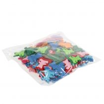 položky Medvedík bodkovaný z plsti rôznych farieb 3,5cm x 3,5cm 100 ks