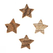 položky Bodová dekorácia Vianočné hviezdy drevené hviezdy s kôrou Ø5cm 12ks
