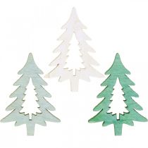 položky Bodová dekorácia Vianočná jedľa zelená 4cm 72b