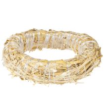 položky Slamený veniec, základňa pre veniec zo slamy, slamený krúžok 15/3 cm, 2 kusy