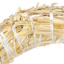 položky Slamený veniec, základňa pre veniec zo slamy, slamený krúžok 15/3 cm, 2 kusy