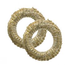 položky Slamený veniec slamený veniec prírez 35/8cm 2ks