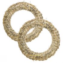 položky Slamený veniec slamený veniec prírez 35/6cm 2ks