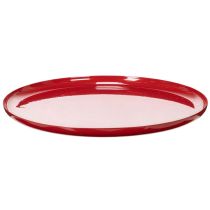 Článok Dekoratívny podnos, červený, minimalistický dizajn, 27 cm